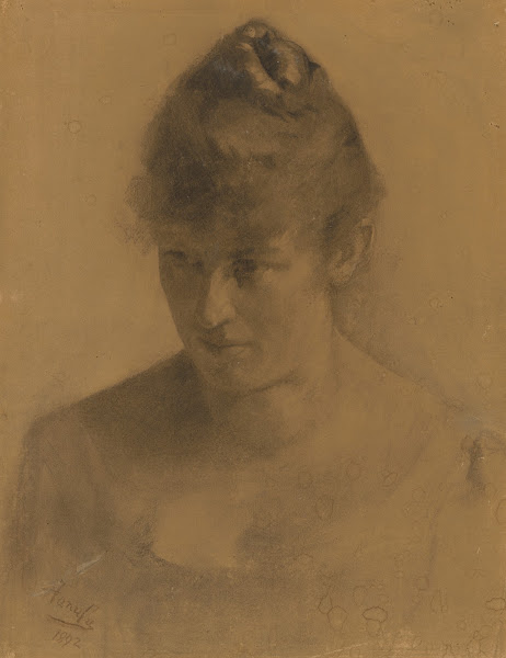 Study of a womans head
