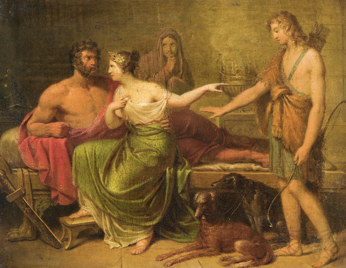Hippolytus Phaedra And Theseus 18th Century