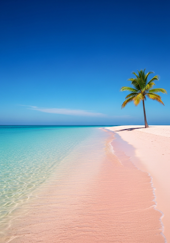 Dreamy Pink Beach