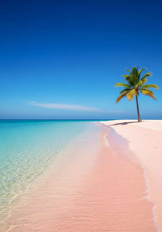 Dreamy Pink Beach