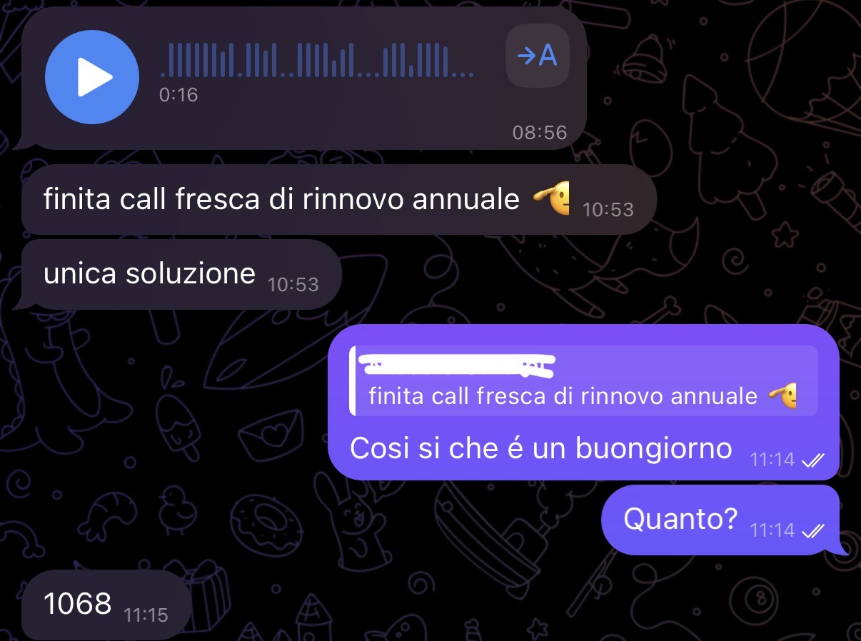 Risultato cliente 20