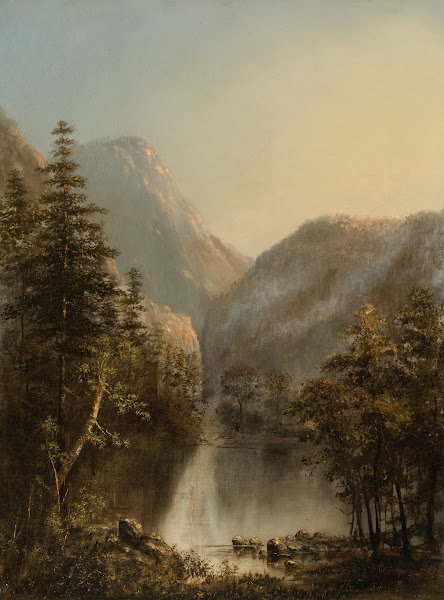 A Lake In The Mountains 19th Century