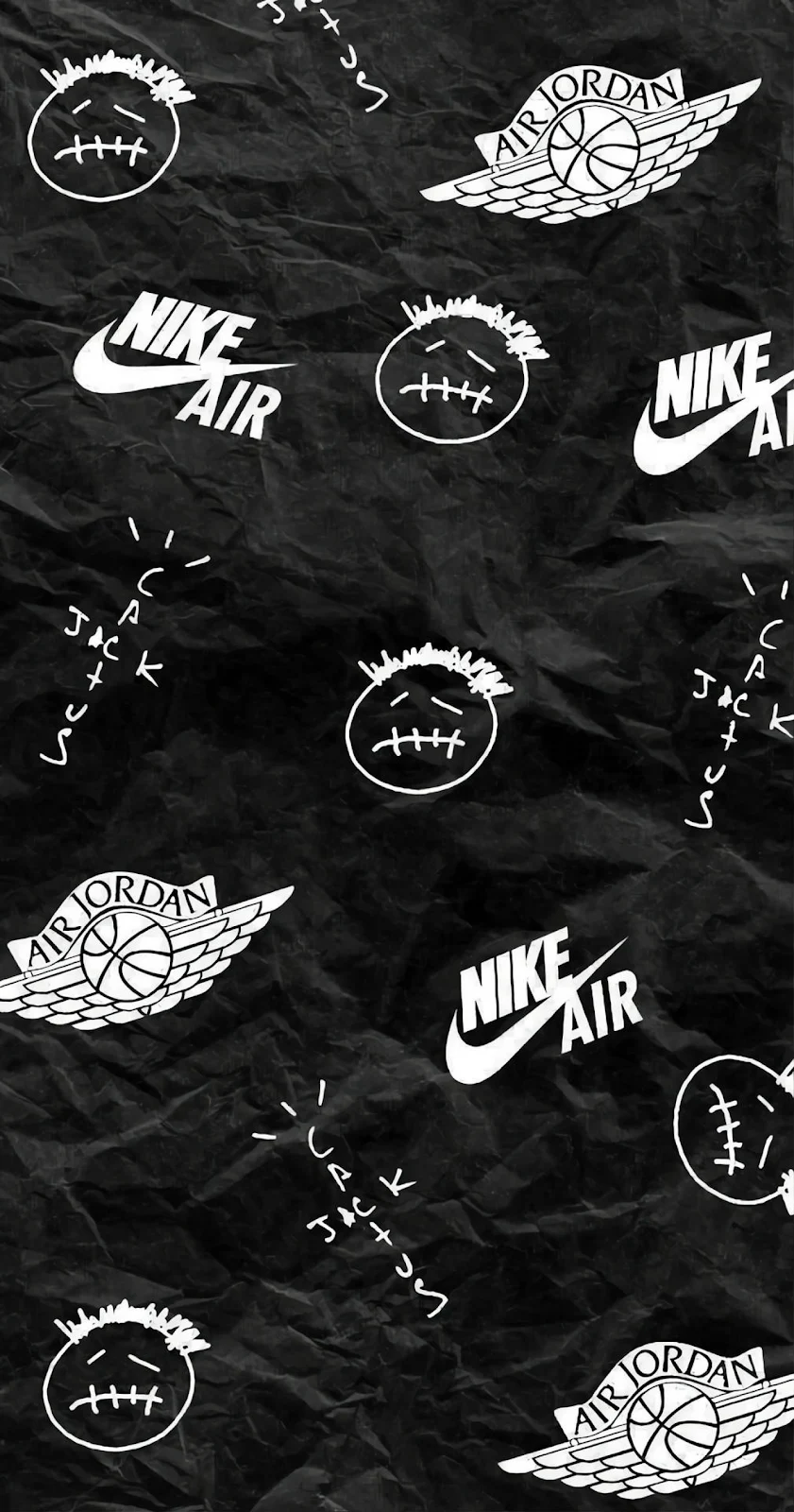 Cactus Jack Nike Wallpaper - Graphic Design 2K iPhone Wallpaper (1500x2854)