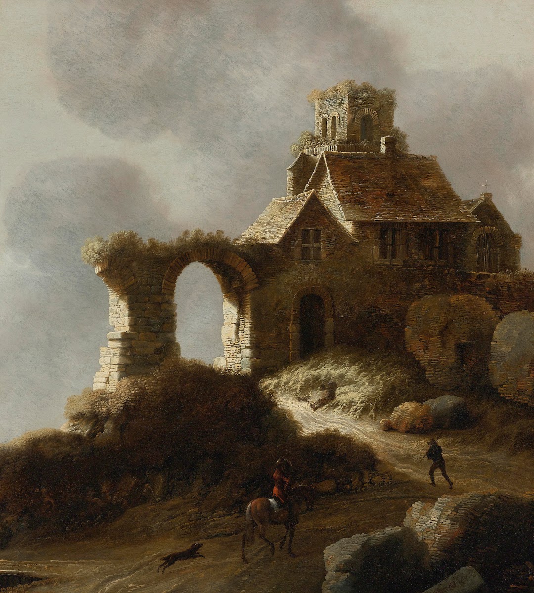 Ruins On A Hill