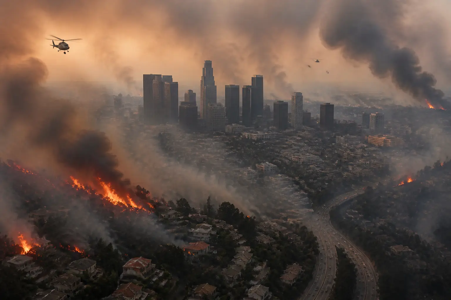 Editorial image for Wildfires in Spokane Force Evacuations, Damage Hundreds of Buildings