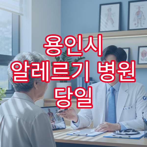 용인시 알레르기 병원 당일 진료 두드러기·피부염 치료