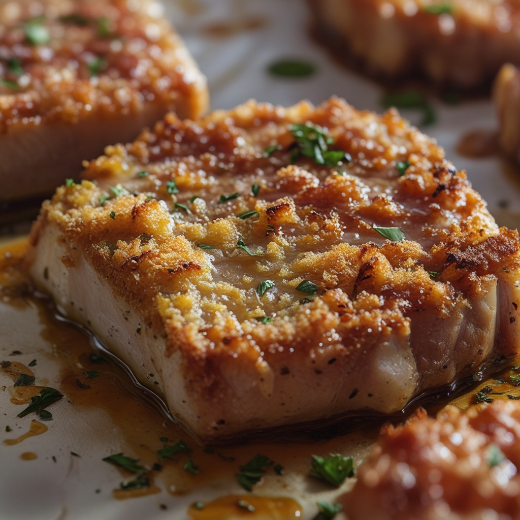 Crispy Parmesan Crusted Pork Chops - Easy Homemade Weeknight Dinner
