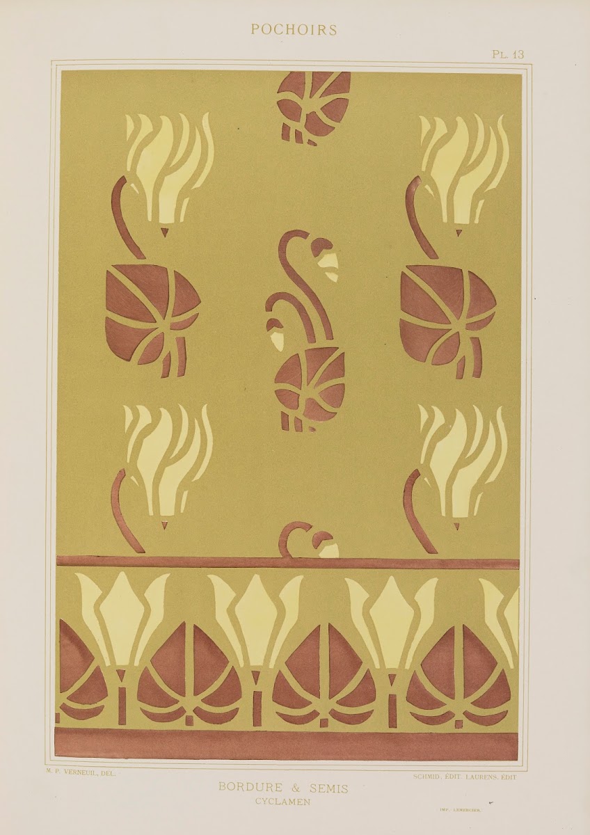 Bordure et Semis Cyclamen 1898