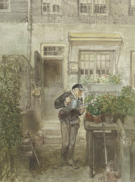 De bloemenliefhebber 1880
