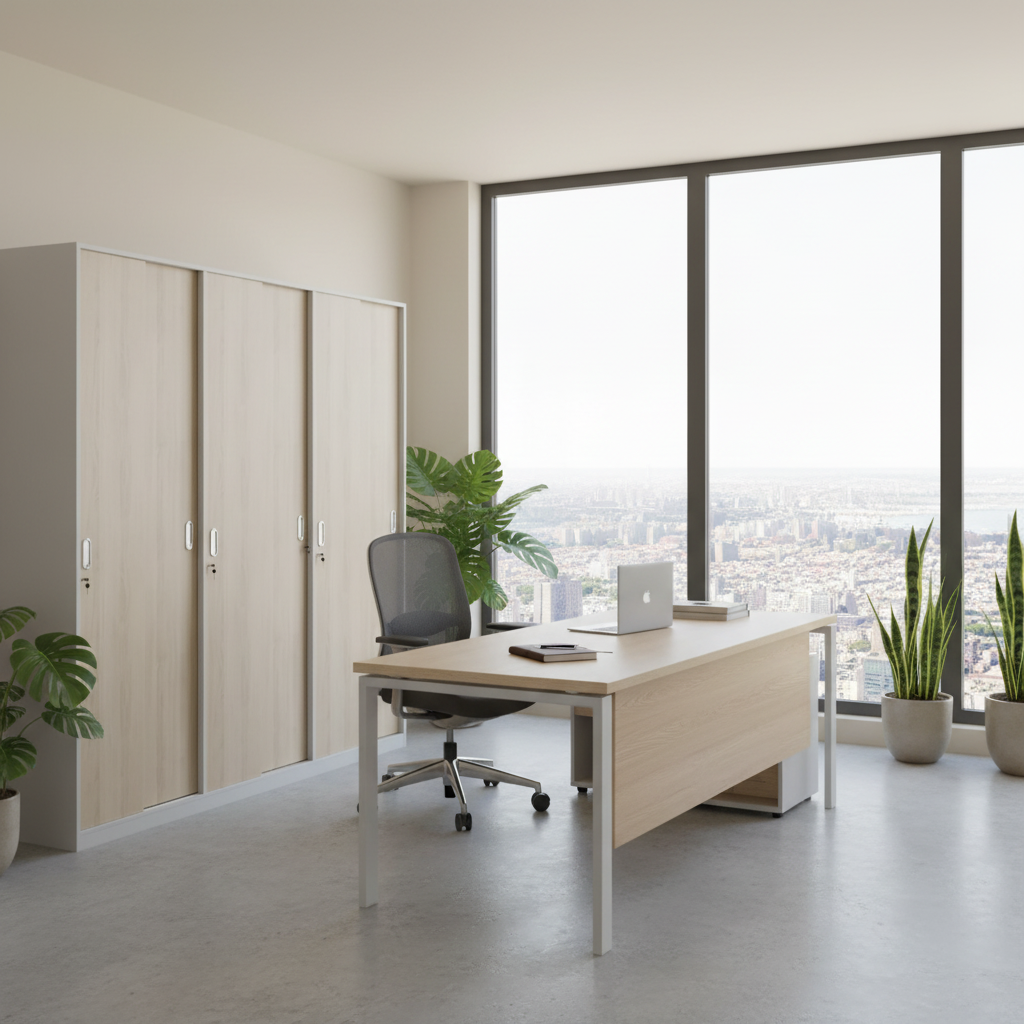RADAR Color Full Height Six-Door Sliding (File) Cabinet