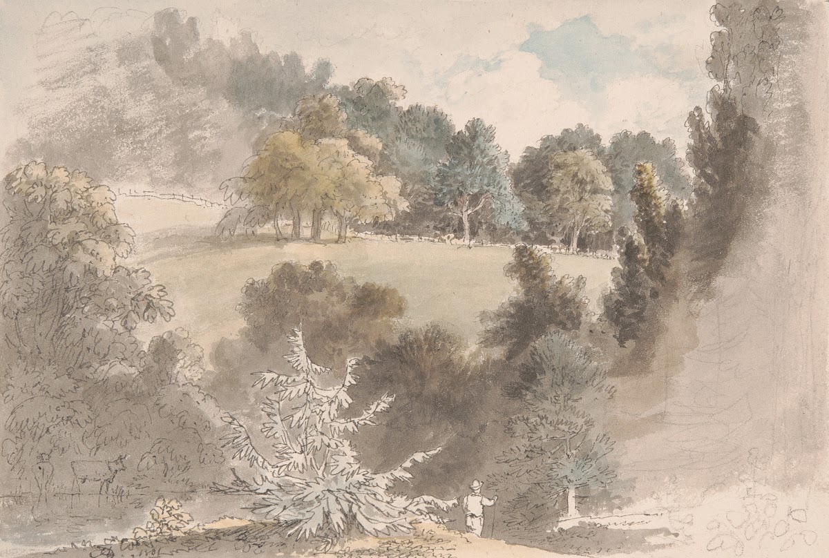 Landscape with trees 1801