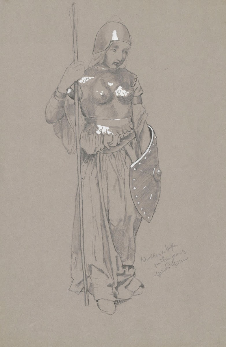 Design for Valkyries costume 1896