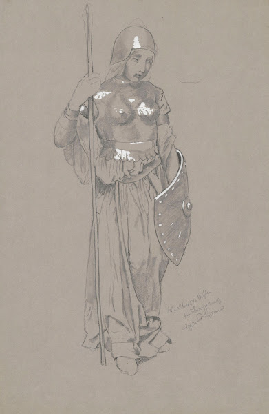 Design for Valkyries costume 1896