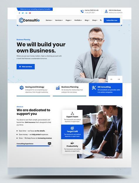 UI/UX Agency Website