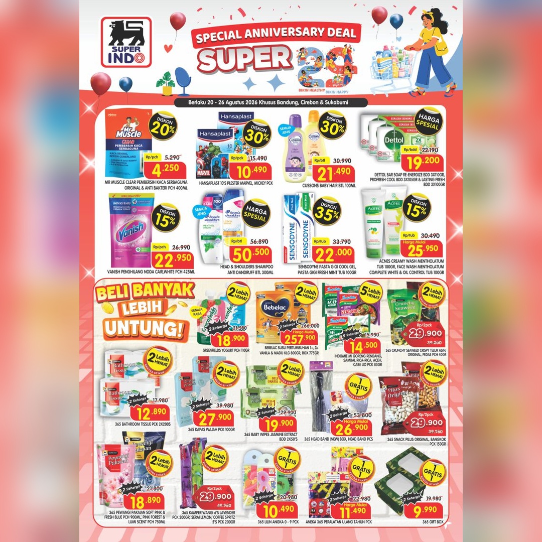 Katalog Super Hemat Bandung, Sukabumi, Cirebon