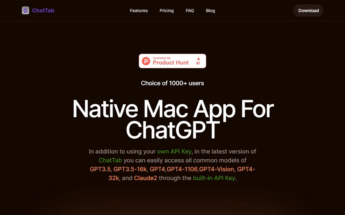 Captura de ChatTab