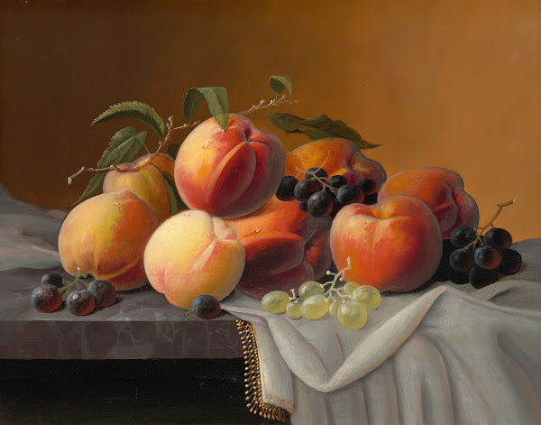 Peaches Grapes and Apples