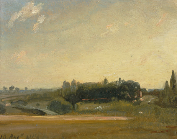View Towards the Rectory East Bergholt 1813