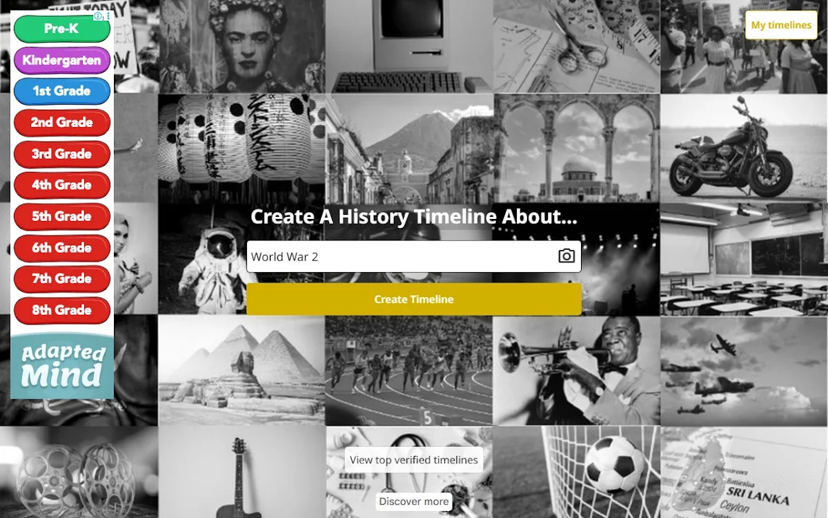 Captura de History Timelines