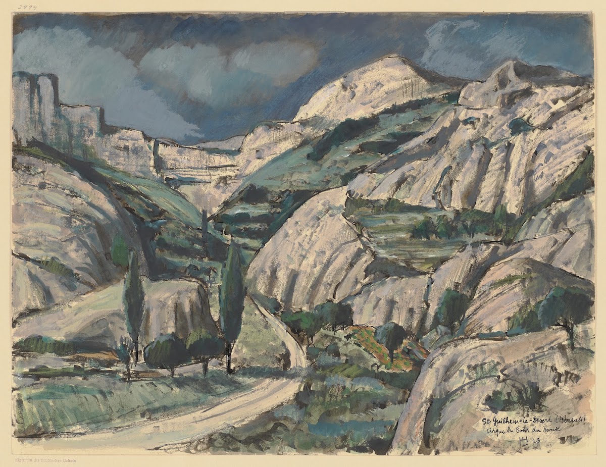 St Guilhem le Désert Hérault cirque du Bout du Monde 1928