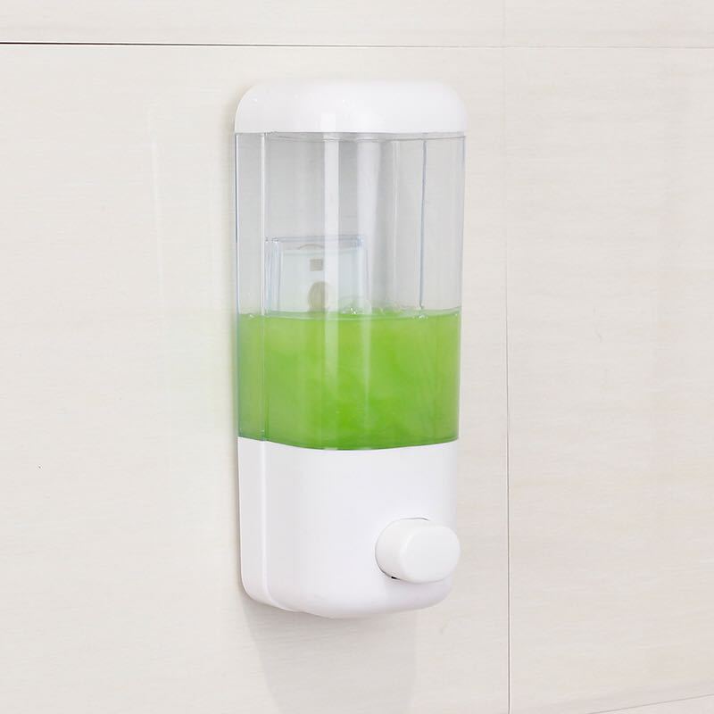Wall-mounted soap dispenser, plastic