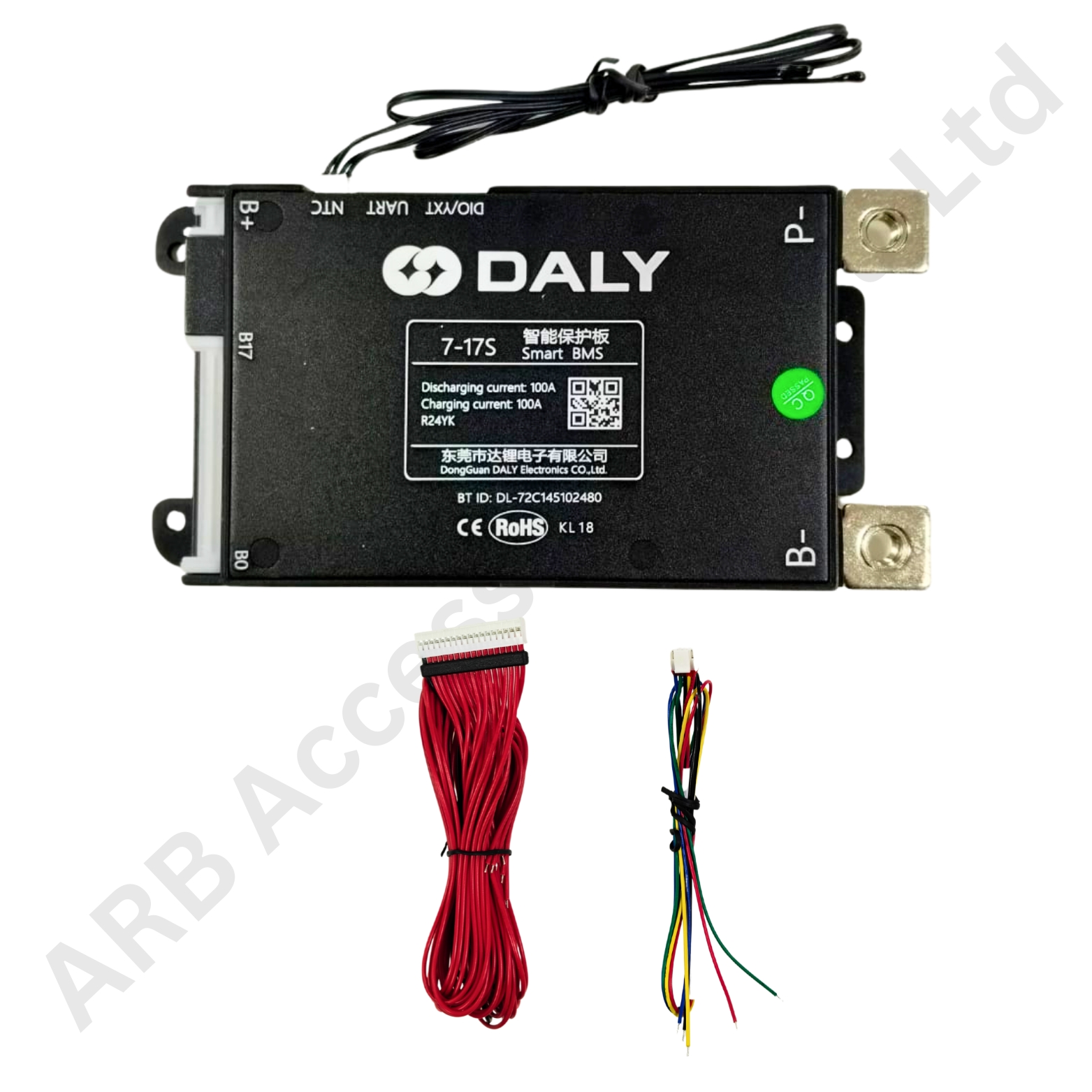 DALY BLACK SMART BMS 7-17S 100A (10b82)