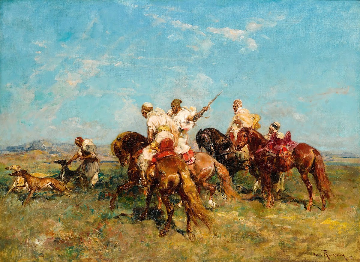 Thegazelle hunt 1924