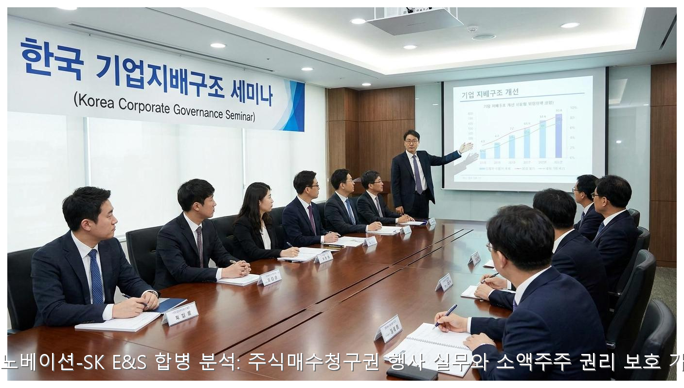 SK이노베이션-SK E&S 합병 분석: 주식매수청구권 행사 실무와 소액주주 권리 보호 가이드 핵심 안내 및 분석 인포그래픽 (8)
