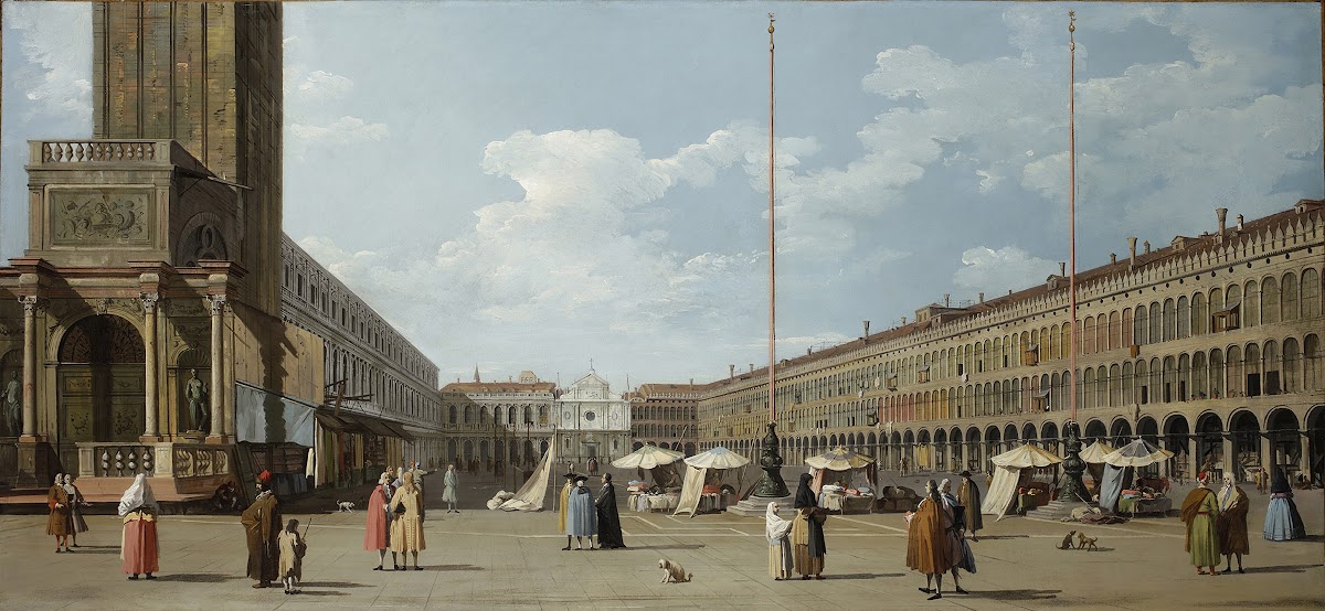 Venice the Molo with Santa Maria della Salute c 1740   1745