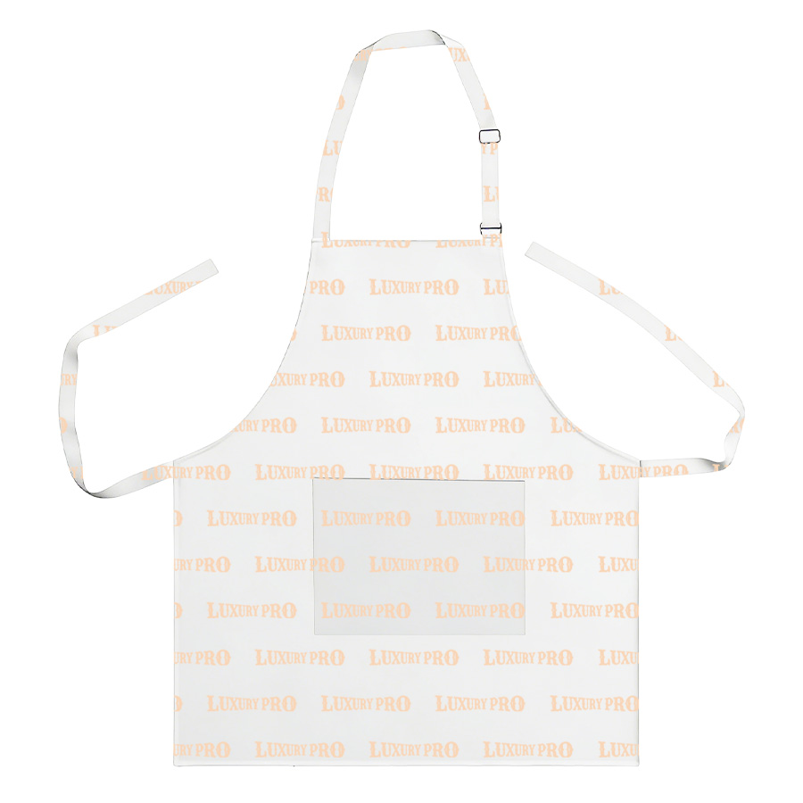 Short apron with one pocket