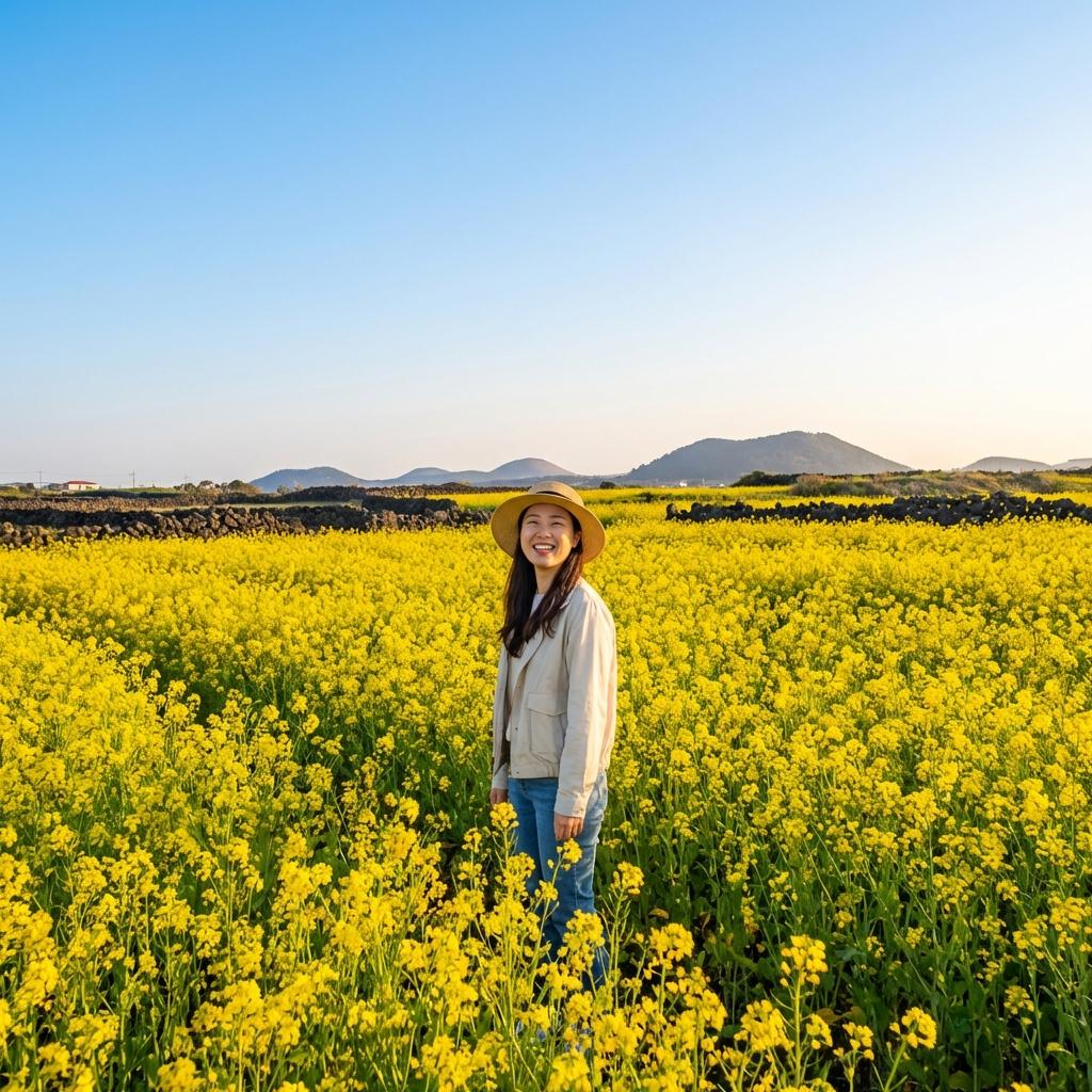 2026 제주 유채꽃 개화 시기 및 최적 관람 기간 (3월 기준)