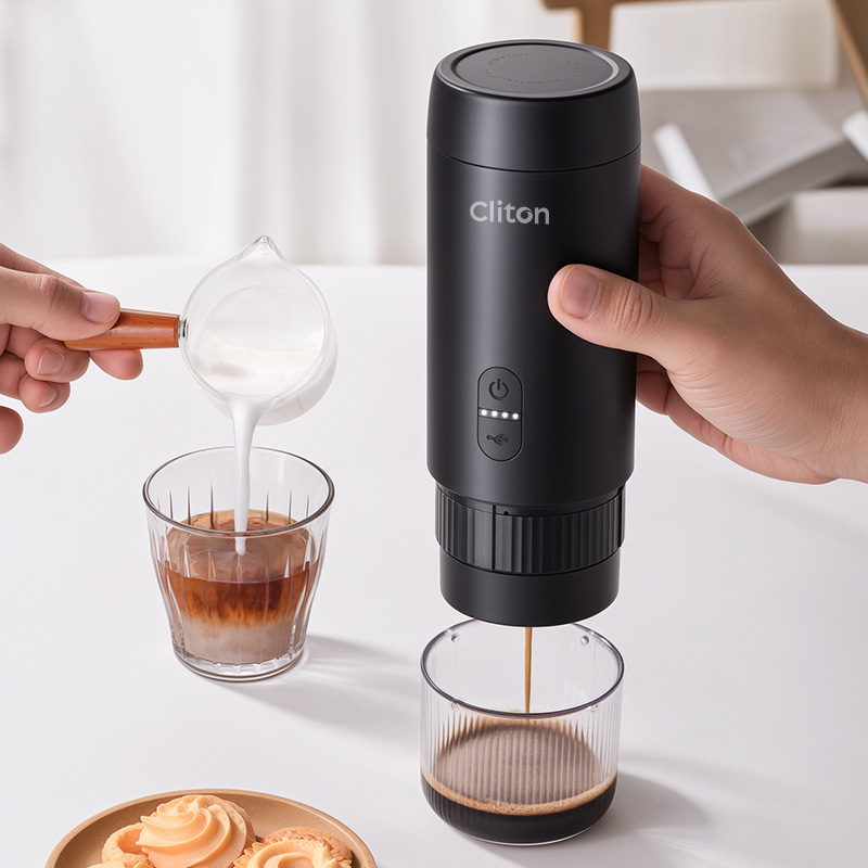 Espressomaschine, tragbar, halbautomatisch