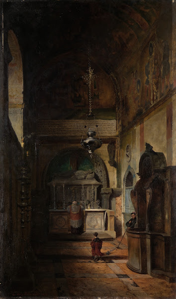Blick in die Kapelle Sant Isidro in Venedig 1879