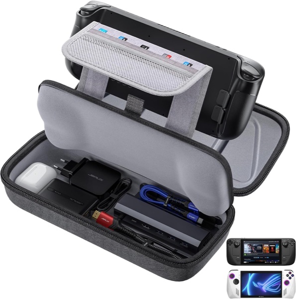 JSAUX Funda Rígida de Transporte para Steam Deck y Consolas Grandes