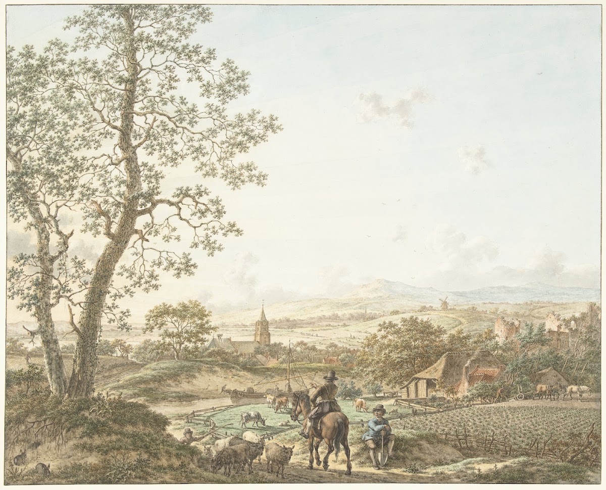 Lente morgen en aarde 1797