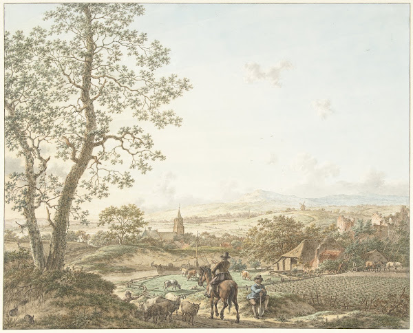 Lente morgen en aarde 1797