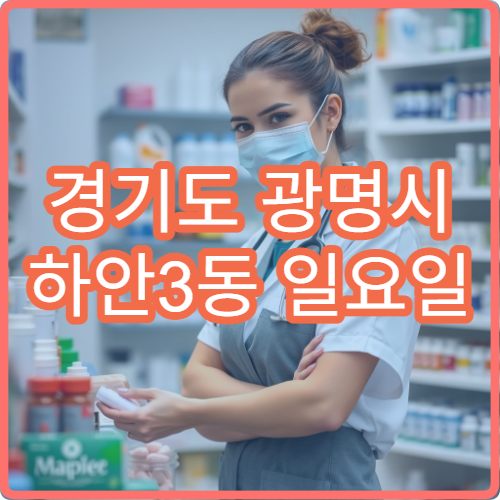 경기도 광명시 하안3동 일요일 영업 약국 당직 약국 찾기