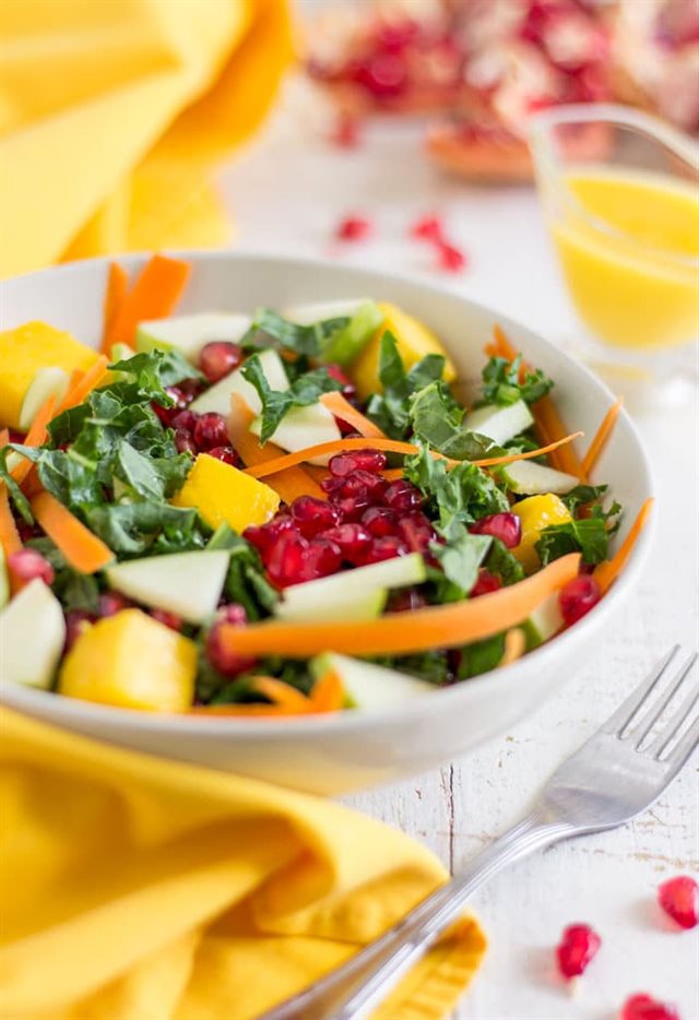 Salad Cải Xoăn Nước Sốt Xoài