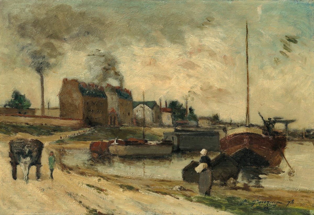 Les usines Cail et Quai de Grenelle 1875