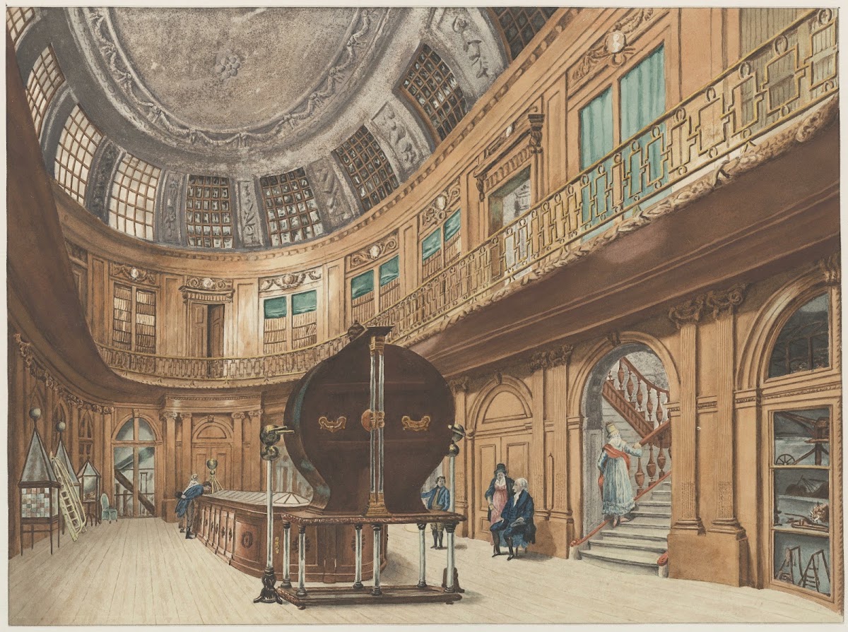 Teylers Stichting Museum Groote Of Ovale Zaal 1800