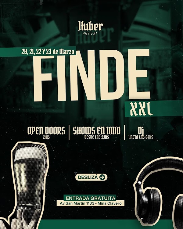Finde XXL a puro cuarteto en vivo