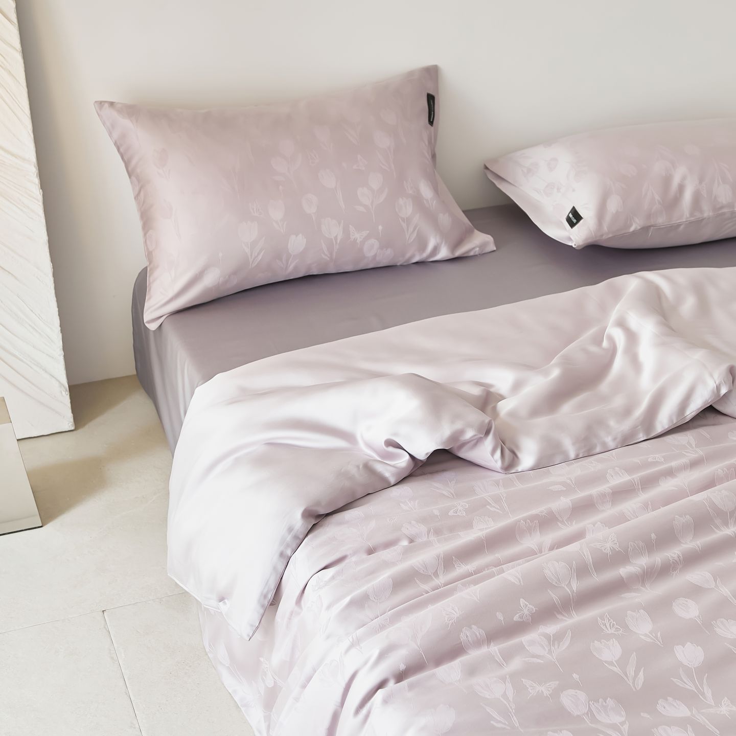 Lyocell-cotton bedding, 100 thread count, summer
