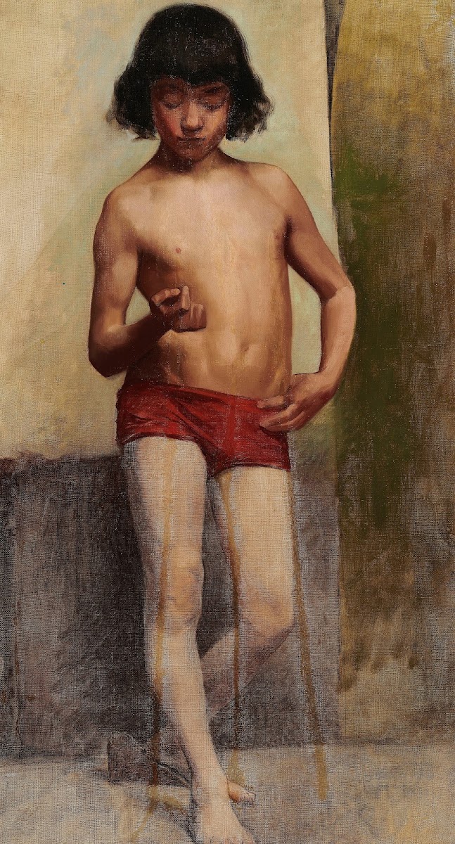Study of a Nude Boy 1885