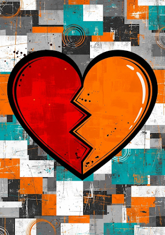 Abstract Heart Grunge