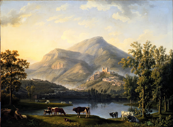 Veduta dItri Landscape with a View of Itri 1788