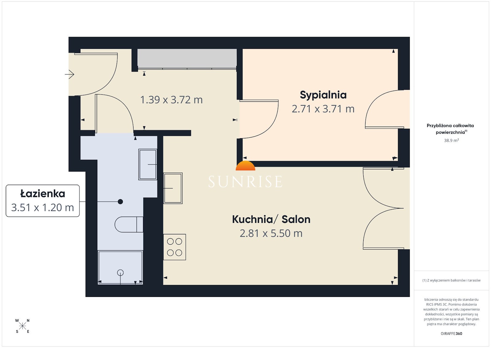 Kołobrzeg | 2 pokoje z ogrodem 22 m² | Nova Baltica 2024 — zdjęcie 2
