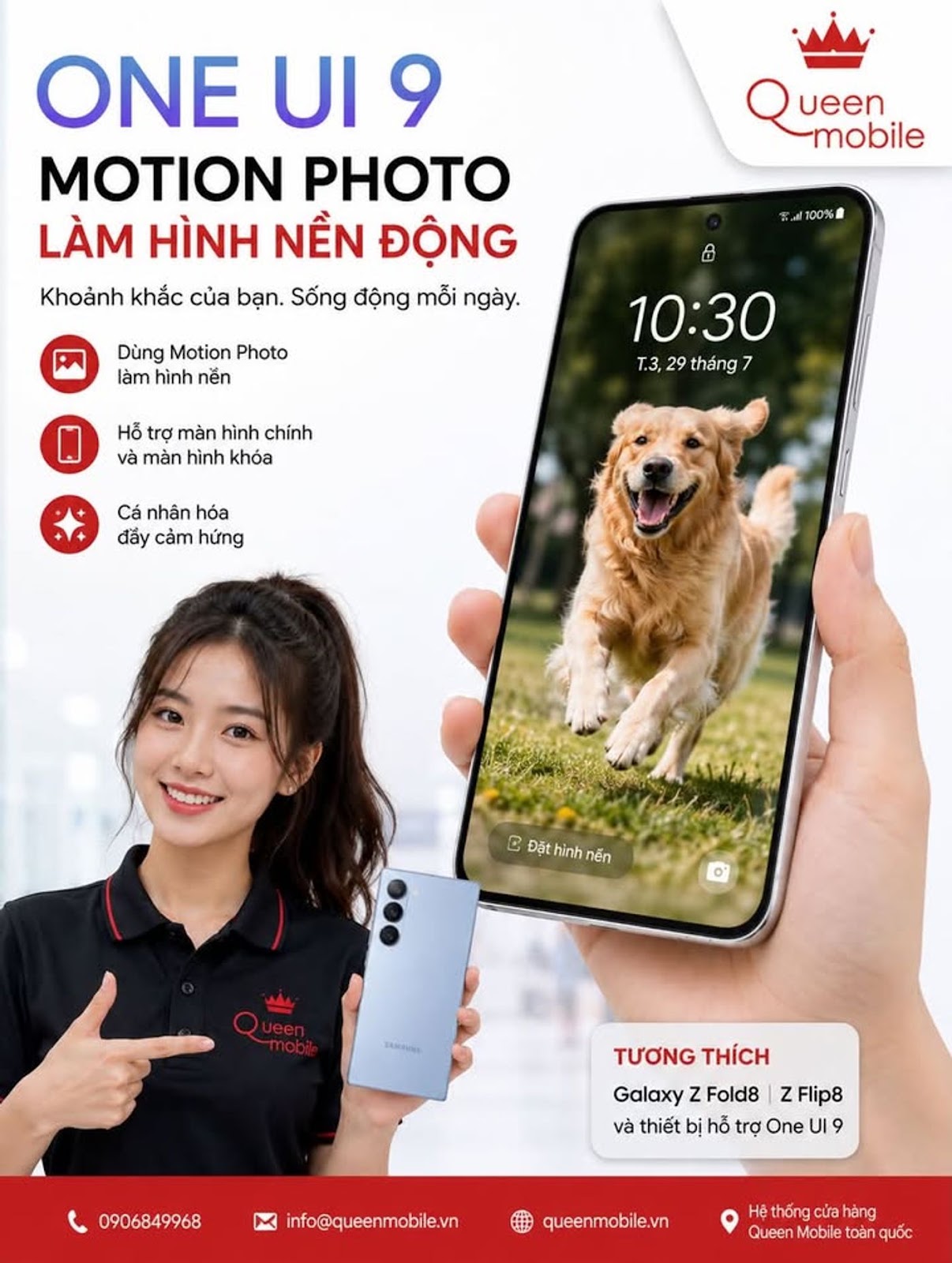 Samsung One UI 9 将动态照片变成 Galaxy 主屏幕的动画壁纸......