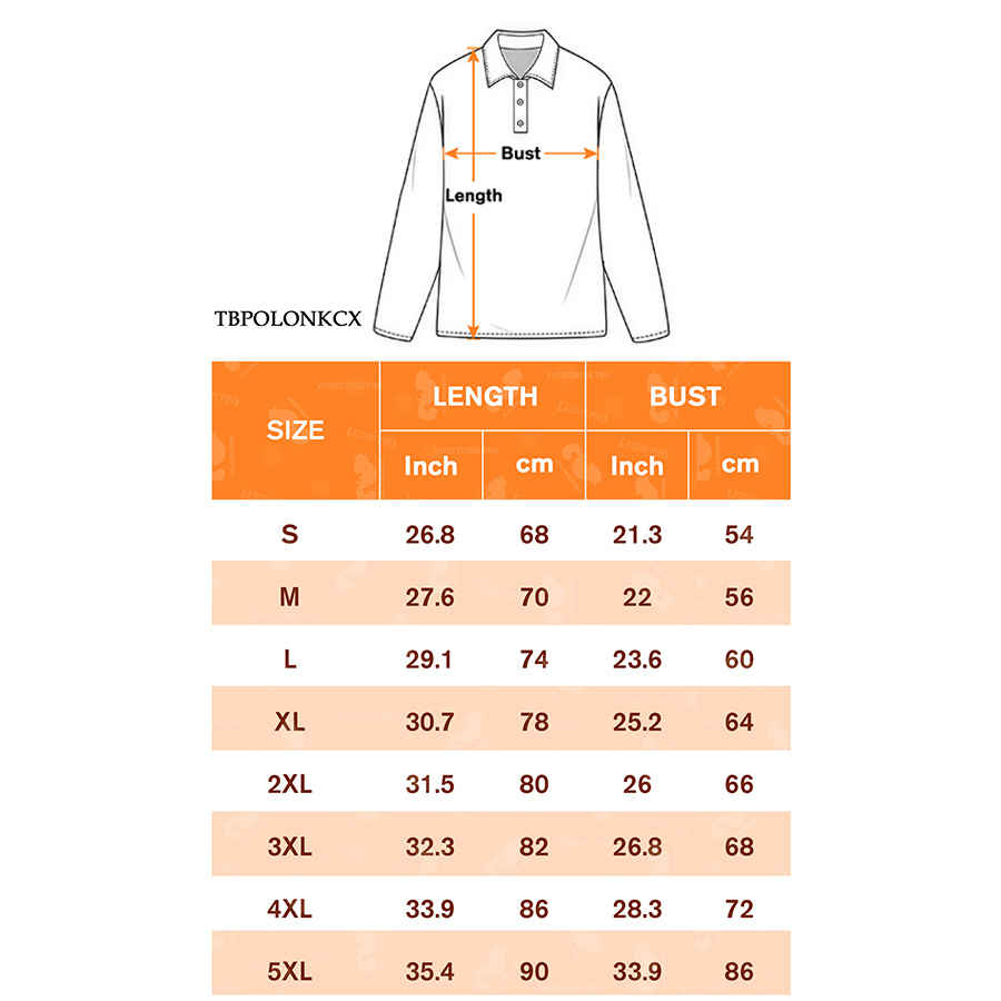 3D Long-sleeved button- polo