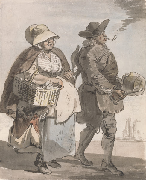 London Cries Do You Want any Spoons ca 1759