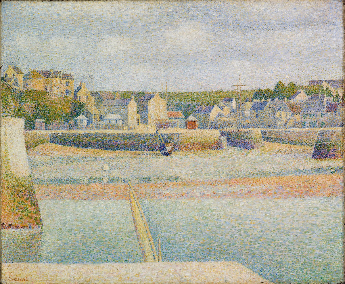 Port en Bessin The Outer Harbor Low Tide 1888
